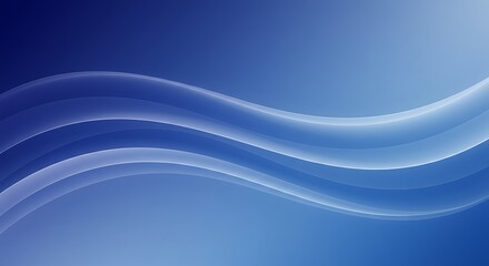 Fototapeta premium Azure Undulation AI Generated