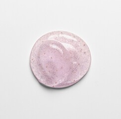 A sample of mattifying gel for washing with seaweed