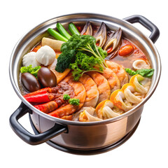 Authentic Ocean Treasure Hot Pot Traditional Display