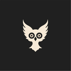 Owl logo. Owl logo design. Vector illustration. 