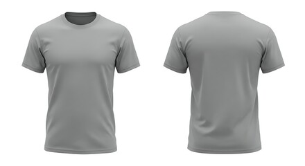 Grey Canvas: Front and Back AI Generated
