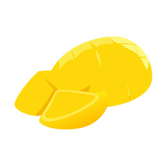 potato chips isolated on white background