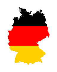 germany map with transparent background