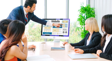Website design software provide snugly template for online retail business and e-commerce