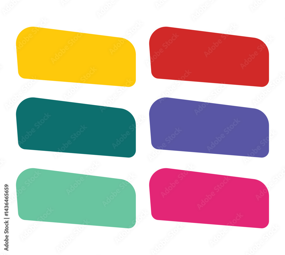 Aufkleber a glossy web design offers a set of shiny colorful round buttons with reflection for your site