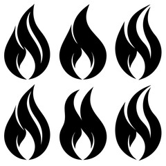 Fire vector set