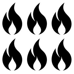 Fire vector set