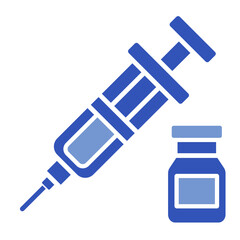 Syringe Injection  Icon Element For Design	