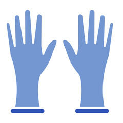 Surgical Gloves  Icon Element For Design	