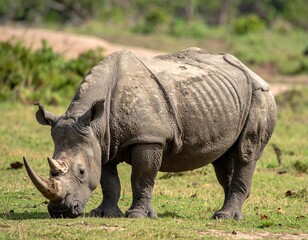 Fototapeta premium Greater One-Horned Asian Rhino