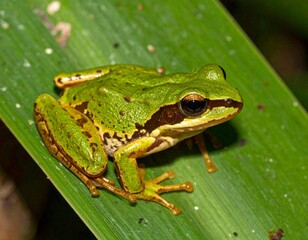 Obraz premium Green and Golden Bell Frog 