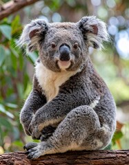 Naklejka premium Cute koala bear