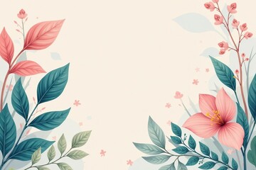 Subtle nature inspired seamless texture, calming pastel hues , spring, texture, tranquil