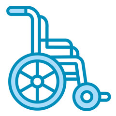 Wheelchair Mobility  Icon Element For Design	