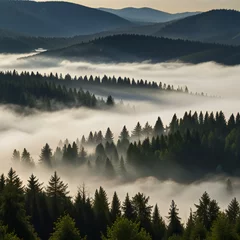 sunrise in the mountains