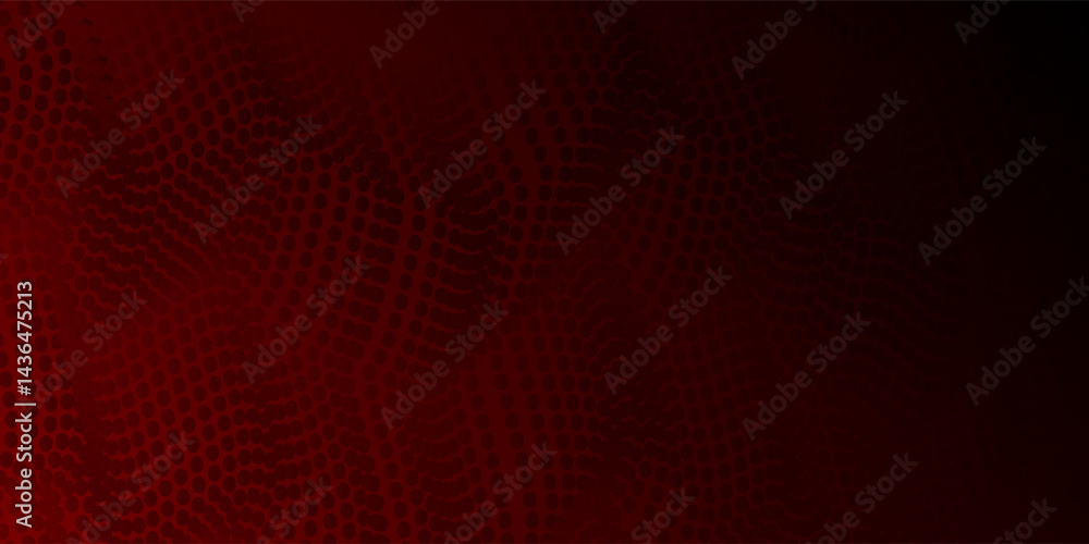 Poster modern light point hi-tech digital technology concept. high tech computer illustration with red and 