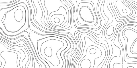 Topographic map patterns White wave paper curved reliefs. Topography map art curve drawing. vector illustration. Ocean topographic line map with curvy wave isolines vector illustration.