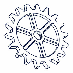 Obraz premium Basic Settings Icon