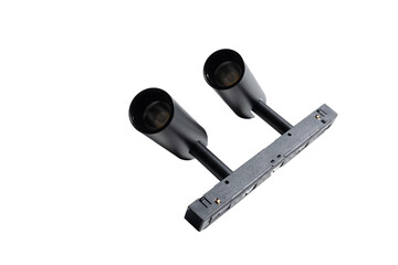 Double LED Magnetic Track Light Fixture