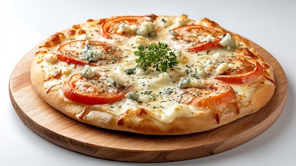 Round Pizza with Toppings