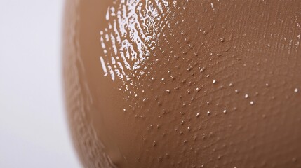 Fototapeta premium Closeup of a light brown textured surface