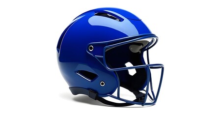 Naklejka premium High-Quality Blue Helmet – Minimalist Product Photography