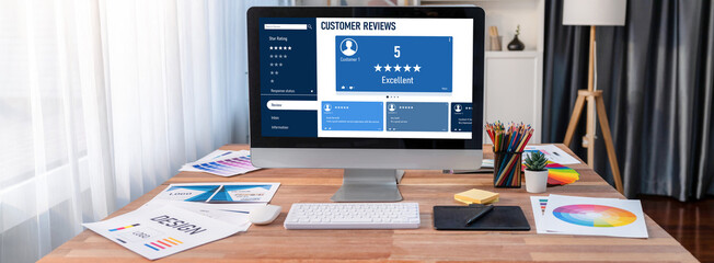 Customer experience and review analysis by brisk computer software for corporate business