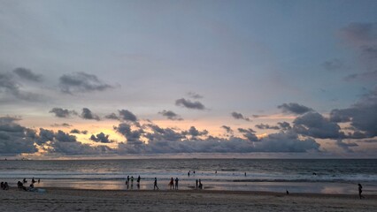 Fototapeta premium sunrise at the beach