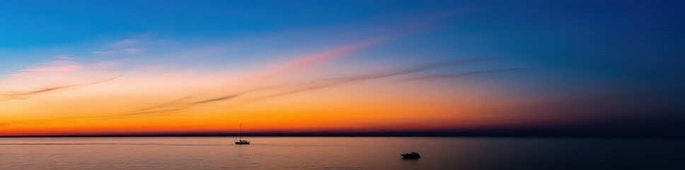 Colorful summer Venedig Panorama bei Sonnenuntergang created by ai
