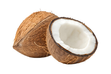 coconut isolated on white background