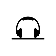 Pair of Headphones Resting on a Table Icon