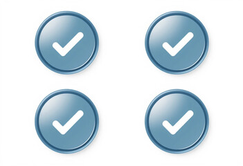 Approve icon green check mark button