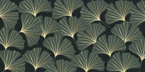 Elegant Botanical Leaf Seamless Pattern Collection