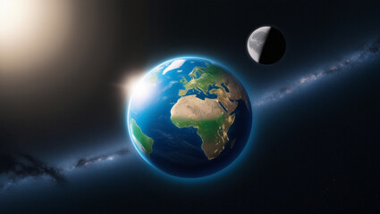 Fototapeta premium earth in space