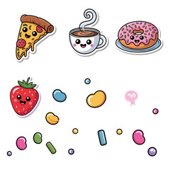 pizza and ingredients