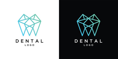 Abstract line medical health logo icon design