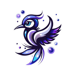 Obraz premium bird logo design vector