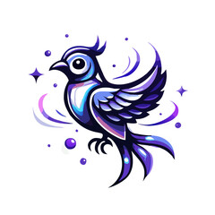 Obraz premium bird logo design vector