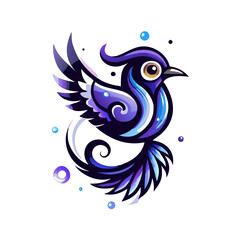 Obraz premium bird logo design vector