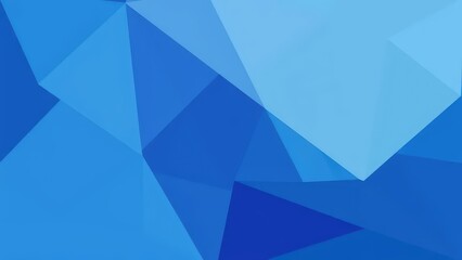 Obraz premium abstract blue background with triangles