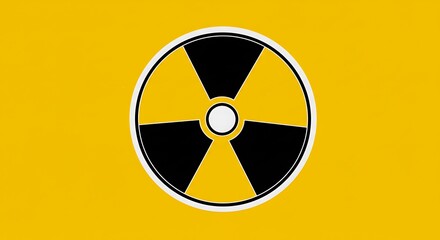 Fototapeta premium Sunburst of Caution AI Generated