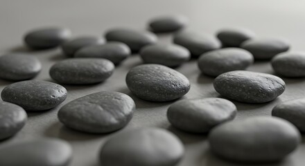 Grey Matter: A Pebble Meditation AI Generated