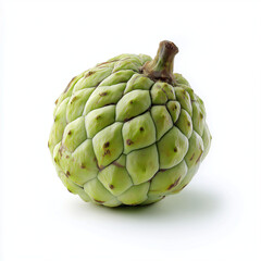 Obraz premium Close-up of a Fresh Custard Apple Detailed Photo of a Whole Fruit
