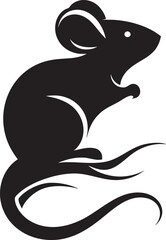 A cute cartoon vector illustration mouse