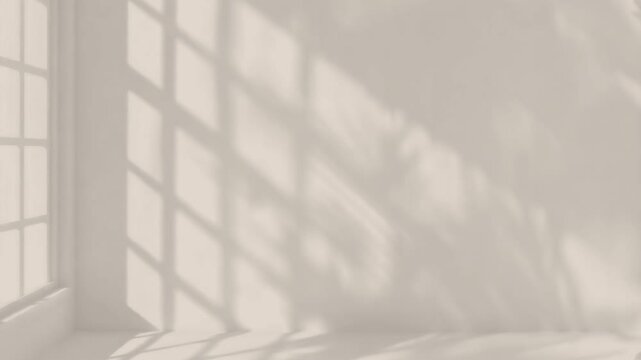 Geometric window shadow animated overlay, transparent 4K video, alpha channel, ProRes 4444