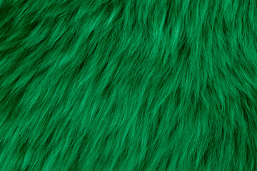 green fluffy  cloth textured background