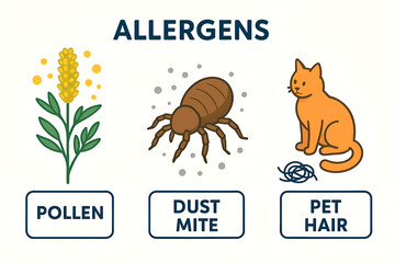 Common Allergens: Pollen, Dust Mite, and Pet Hair