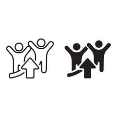 Unity icon duo outline and solid styles