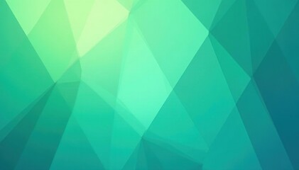 Fototapeta premium Abstract geometric pattern in calming blues and greens , textile, wall