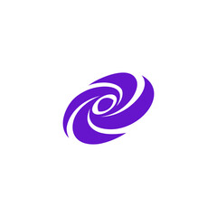 black hole galaxy deep logo simple purple four vortex